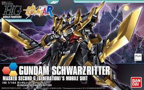 BANDAI HGBF 1/144 #55 Gundam Schwarzritter "Gundam Build Fighters"