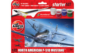 AIRFIX 1:72 Starter Set - North American P-51D Mustang
