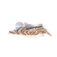 WALTHERS 1-72 Brass Round Head Machine Screws -- 1/4 x .073" .64 x .19cm pkg(16)