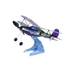 PLAYSTREAM Rubber Band Airplane Science - Biplane