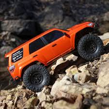 AXIAL 1/24 SCX24 Toyota 4Runner 4X4 RTR Brushed Rock Crawler (Battery & Charger Included), Orange
