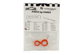 PARTS BY PARK 1/24-1/25 Orange 4 ft. Detail Plug Wire