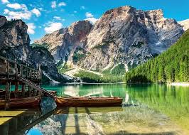 RAVENSBURGER 1000-PIECE PUZZLE Pragser Wildsee,South Tyroil,Italy