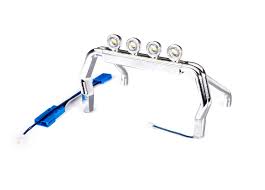 TRAXXAS TRX-4MT Lighted Chrome Roll Bar