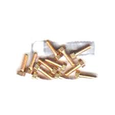 WALTHERS 1-72 Brass Hex Head Machine Screws -- 3/8 x .073" .95 x .19cm pkg(12)