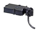KADEE #1906 #1-Scale Type E Straight Centerset Shank Couplers with Standard Body Mount Gearboxes - Black (2/pk)