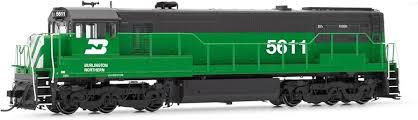 RIVAROSSI HO Burlington Northern, U25c Phase II, running number #5611