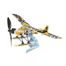 PLAYSTREAM Rubber Band Airplane Science - Seaplane