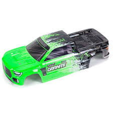 ARRMA GRANITE 4X4 BLX PAINTED DECALED TRIMMED BODY (GREEN)