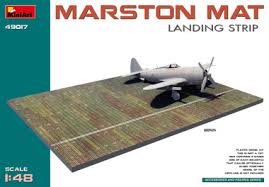 MINIART	1/48 Marston Mat Landing Strip Base (2 12"x 9")