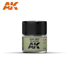 Real Colors: RAF Sky/FS34424 Acrylic Lacquer Paint 10ml Bottle