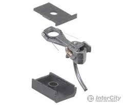 KADEE HO #143 Whisker(R) Self-Centering Metal Knuckle Couplers - Kit - Magne-Matic(R) -- Short 1/4" Centerset Shank w/#242 Draft Gear Boxes 2 Pair