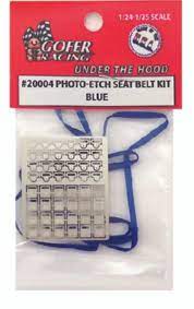 GOFER 1/24 BLUE SEATBELT KIT