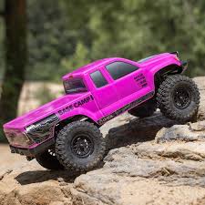 AXIAL	1/24 SCX24 Base Camp 4x4 Rock Crawler Brushed RTR - PINK