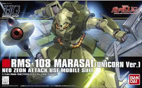 BANDAI 1/144 RMS-108 Marasai (Unicorn Ver.)