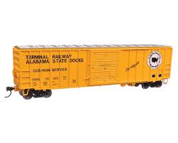 WALTHERS HO 50' ACF Exterior Post Boxcar - Terminal Railway Alabama State Docks TASD #78302
