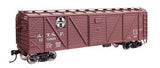 WALTHERS HO Boxcar, 40' ARA SS w/ Dreadnaught Ends, ATSF #125944