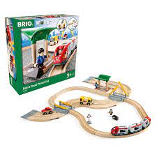 BRIO RAIL&ROAD TRAVEL SET