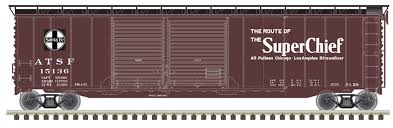 ATLAS HO 40' USRA Steel Rebuilt Boxcar ATSF/The Chief #148888