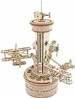 HANDS CRAFT Mechanical Music Box; Air Control Tower