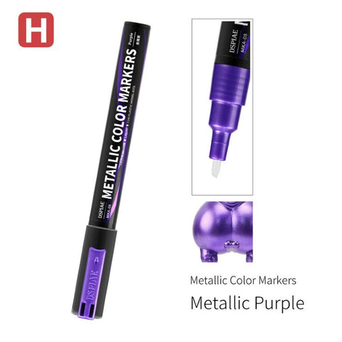 DSPIAE Super Metallic Purple Dual Tip Acrylic Paint Marker