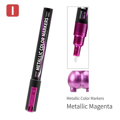 DSPIAE Super Metallic Magenta Dual Tip Acrylic Paint Marker