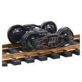KADEE #554 HO Bettendorf T-Section Self Centering Trucks w/ 33" Ribbed Back Wheels - Metal Fully Sprung (2/pk)