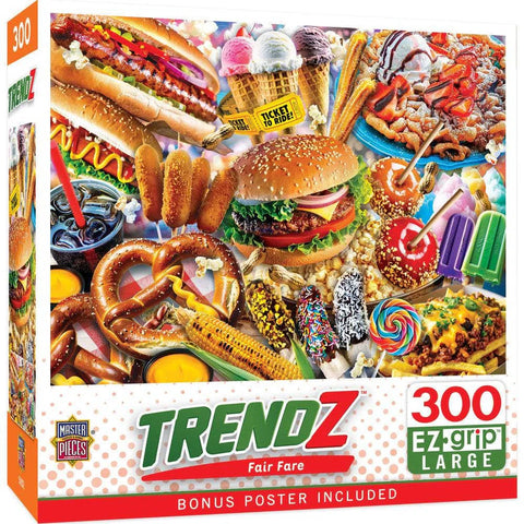 MASTER PIECES 300-PIECE PUZZLE EZ GRIP Trendz - Fair Fare