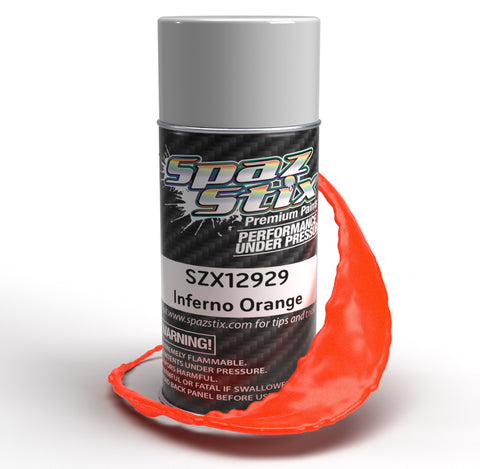 Inferno Orange Aerosol Paint, 3.5oz Can