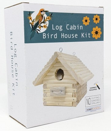 HOBBY EXPRESS .Log Cabin Bird House Kit