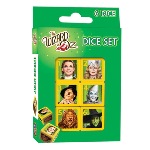 MASTER PIECES Wizard of Oz - 6-Piece Dice Set