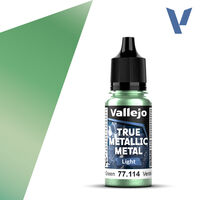 VALLEJO 18ml Bottle Dusken Green (Light) True Metallic Metal