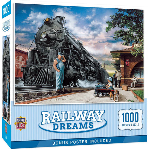 MASTER PIECES 1000-PIECE PUZZLE  Childhood Dreams - Railway Dreams