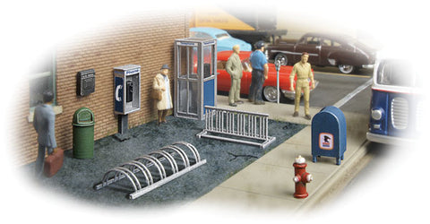 WALTHERS City Street Accessory Package -- Kit