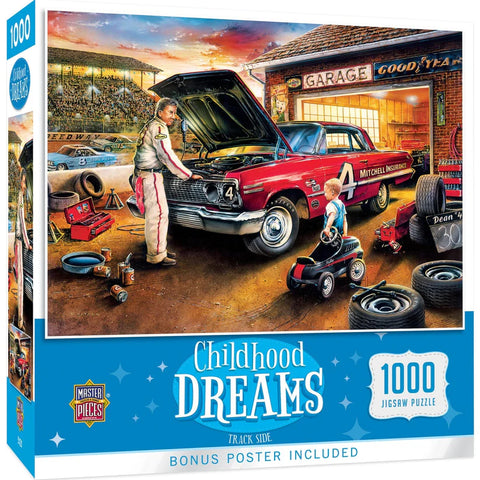 MASTER PIECES 1000-PIECE PUZZLE Childhood Dreams - Track Side