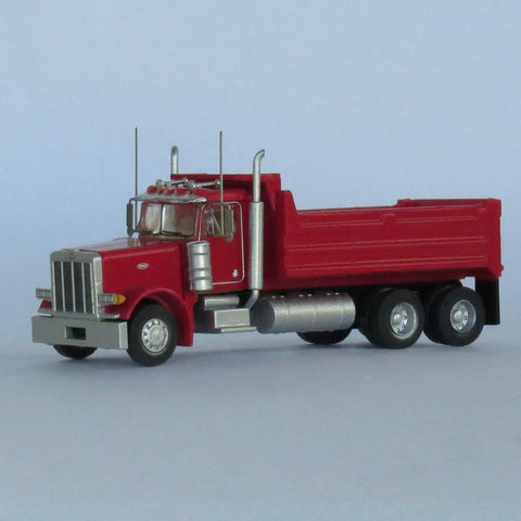 N PETERBILT DUMP TRUCK 3-AXLE RED