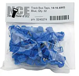 NCE Track Bus Taps -- Blue pkg(32)