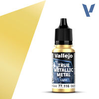 VALLEJO 18ml Bottle Greenish Gold (Light) True Metallic Metal