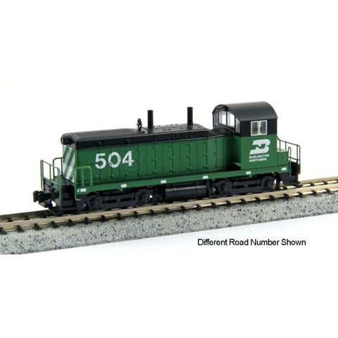 KATO N Scale EMD NW2 Switcher, ESU LokSound 5 DCC, Burlington Northern BN #534