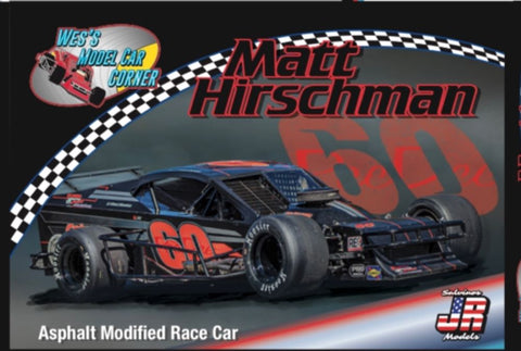 WES'S 1/25 Matt Hirschman #60 Asphalt Modified Race Car