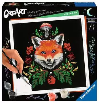 CREART Pixie Cold Fox Paint by Number 8x8