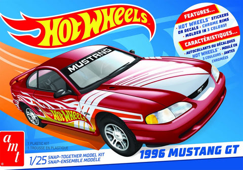 AMT 1/25 Hot Wheels 1996 Ford Mustang GT Car (Snap)