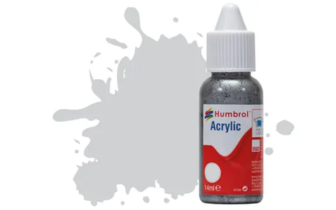 HUMBROL 14ml Acrylic Light Grey