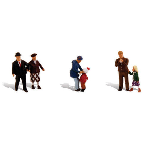 WOODLAND SCENICS HO Figures: Young & Old