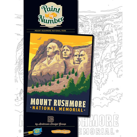 MASTER PIECES  National Parks - Mount Rushmore Paint by Number