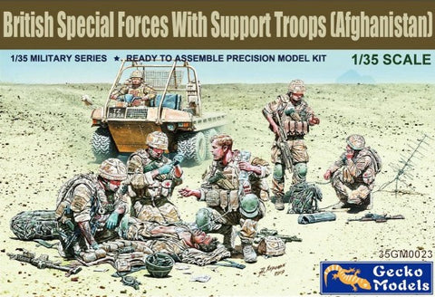 GECKO 1/35 British Special Forces w/Support Troops Afghanistan (6)