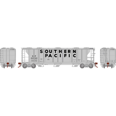 HO PS-2 3- BAY COVERED HOPPER SP #400922