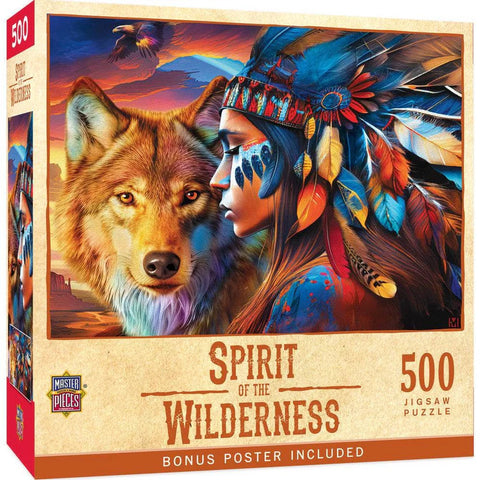 MASTER PIECES 500-PIECE PUZZLE Tribal Spirit - Spirit of the Wilderness