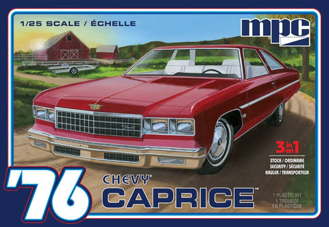 MPC 1/25 1976 Chevy Caprice (3 in 1) w/Trailer