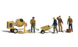 WOODLAND SCENICS O Figures: Masonry Workers